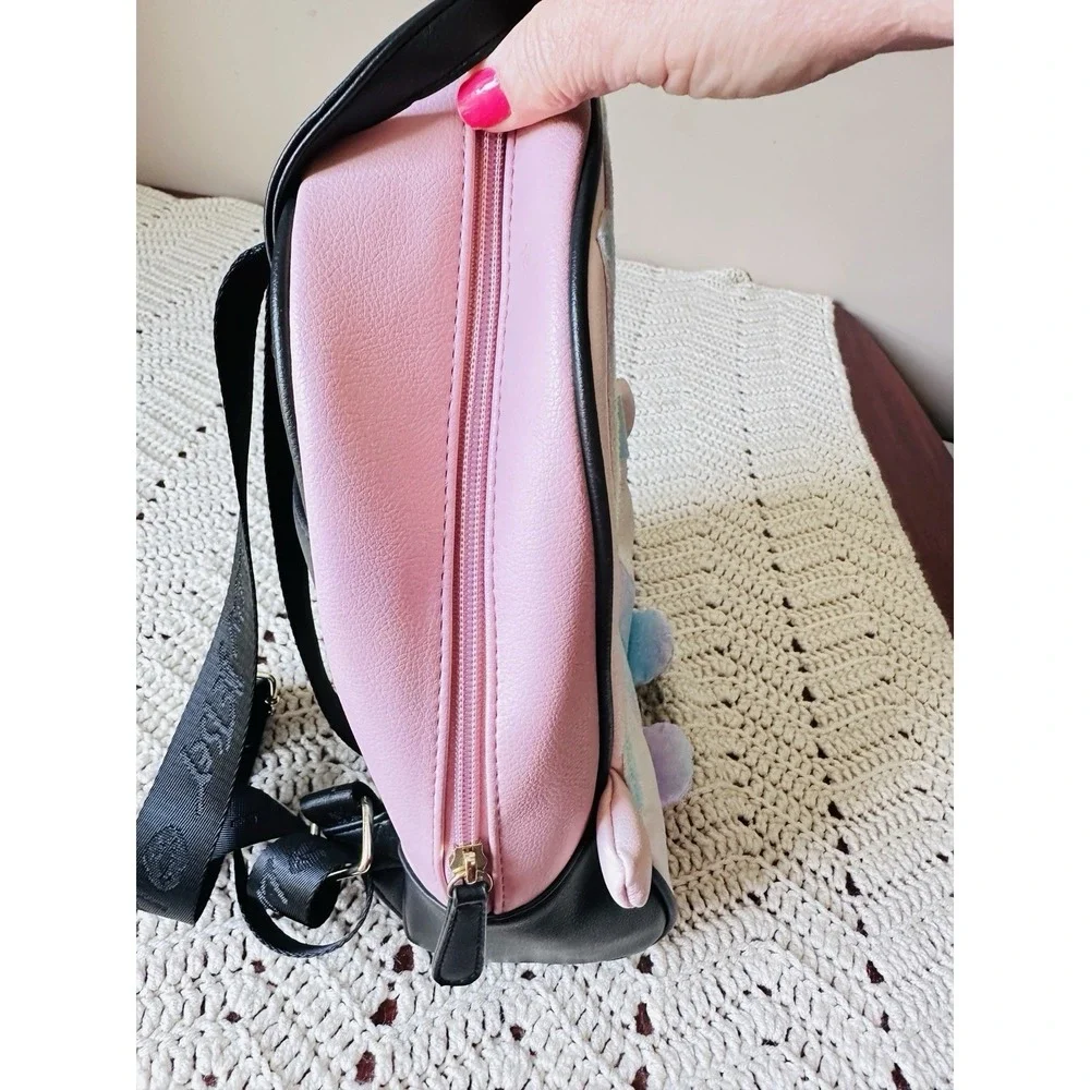 Luv Betsey Johnson Mini Backpack Doll Character Rainbow Heart Pink‎ White Black